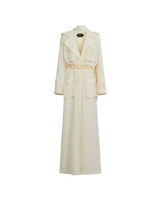Taller Marmo White Tarangire Belted Pocket-Detail Maxi Dress