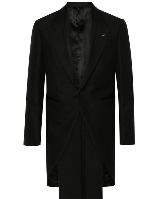 Fendi Black Single-breasted Tailcoat Suit for men