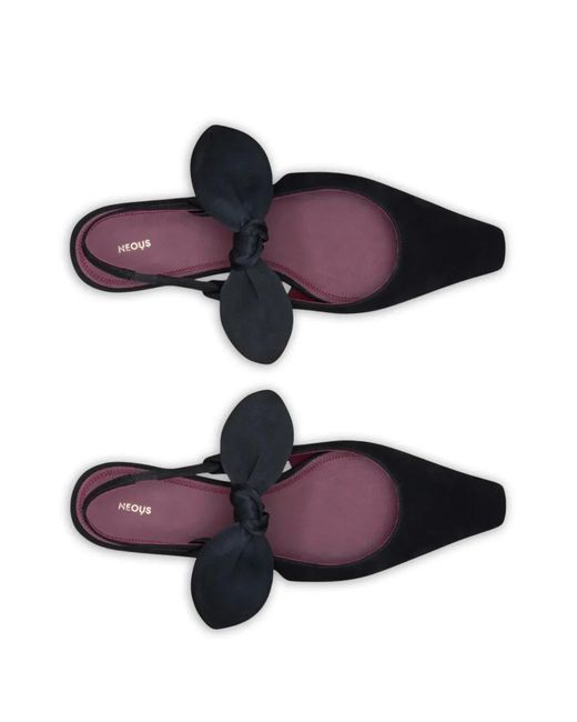 Neous Black Uba Suede Pumps