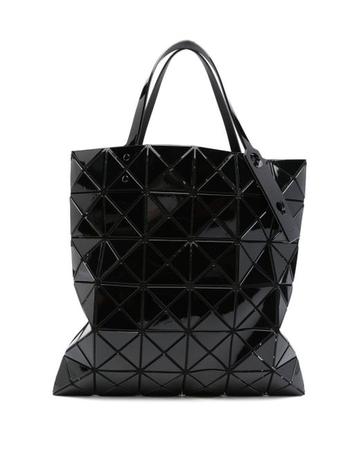 Bao Bao Issey Miyake Black Lucent Geometric-pattern Shoulder Bag