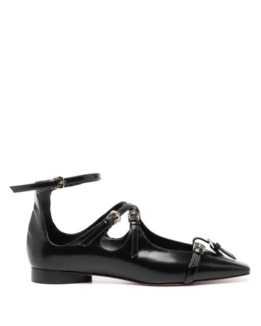 Piferi Black Ambrosia Flat Shoes