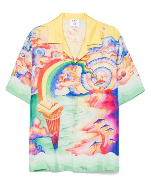 Casablanca Gray Natures Teacher Shirt for men