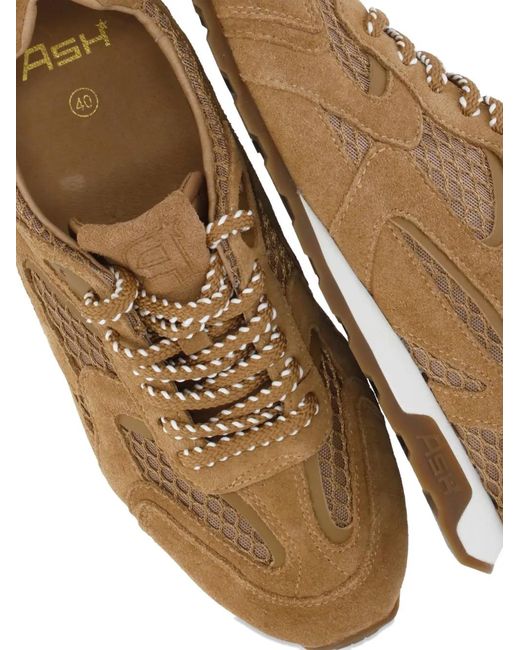 Ash Natural Karsanet Suede Sneakers
