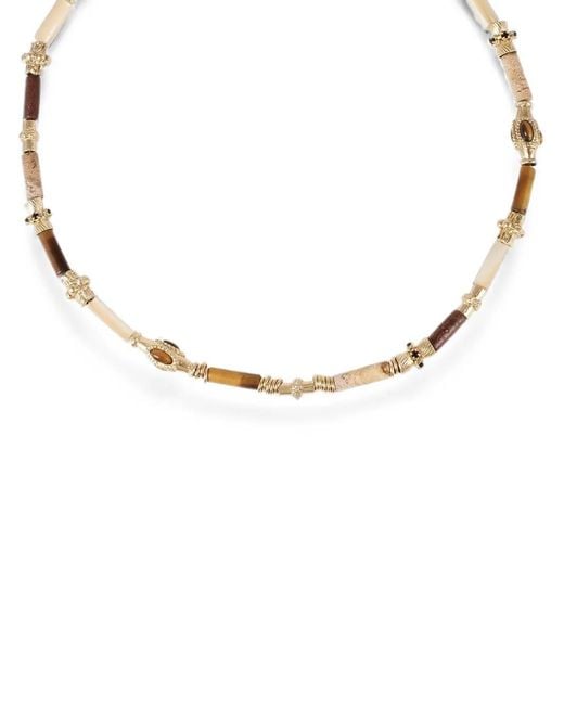 Gas Bijoux Metallic Collier Kali À Œil De Tigre