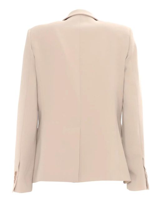 P.A.R.O.S.H. Natural Single-Breasted Blazer