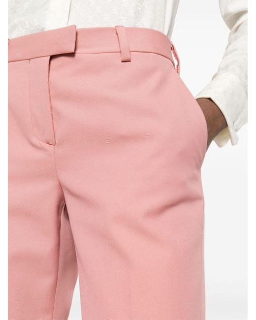 Palm Angels Pink High-waist Tailored Trousers