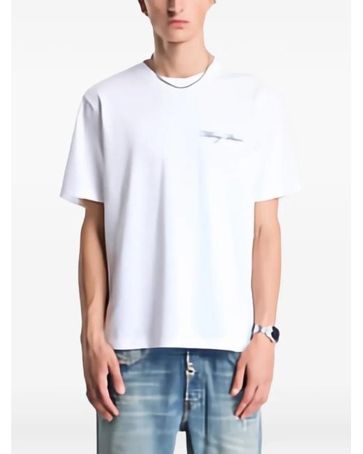 Filling Pieces White Director Graphic-Print T-Shirt for men