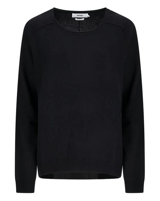 Camiseta Maty con cuello redondo Not Shy de color Black