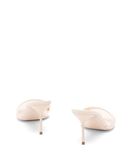 Paris Texas Natural Lidia Leather Mules