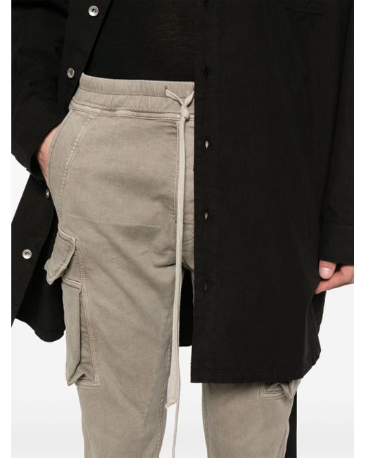 Rick Owens Natural Mastodon Elasticated-waistband Jeans for men