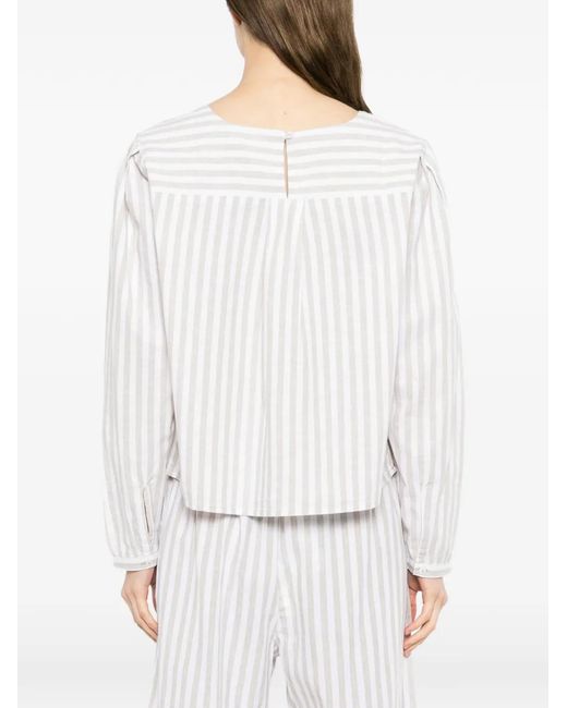 Care By Me White Cecilie Blouse