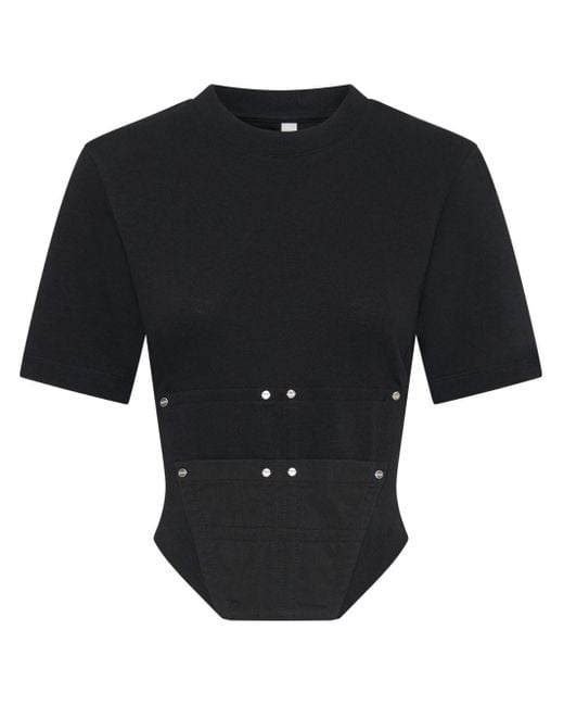 T-shirt Workwear di Dion Lee in Black