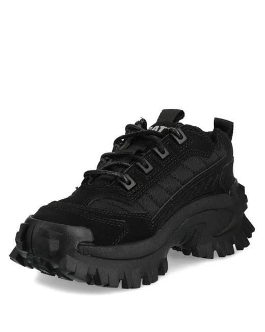 Caterpillar Black Sneakers mit breiter Sohle