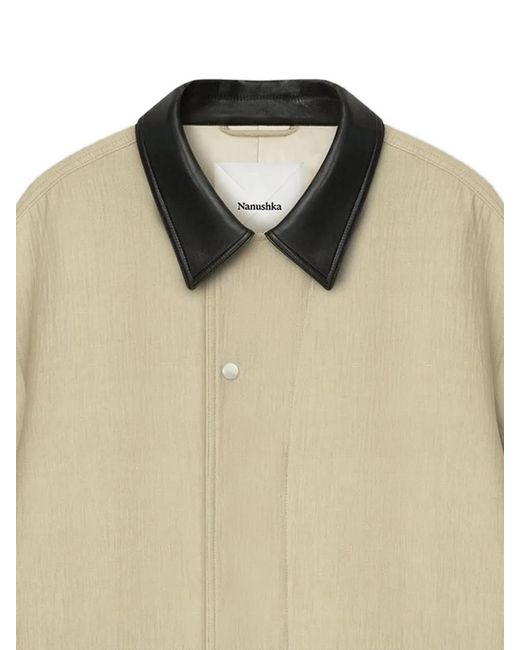 Nanushka Natural Melesio Jacket