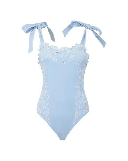 Jonathan Simkhai Blue Laurie Swimsuit