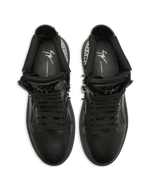 Baskets Montantes Gz 94 À Détails De Clous Giuseppe Zanotti pour homme en coloris Black