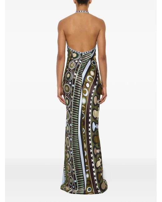 Emilio Pucci White Pucci Dresses Silk Viscose