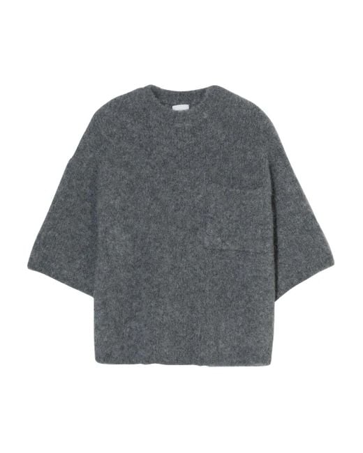 Closed Gray Short Sleeve Sweater