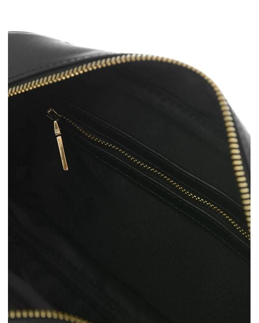 Love Moschino Black Logo-Plaque Cross Body Bag