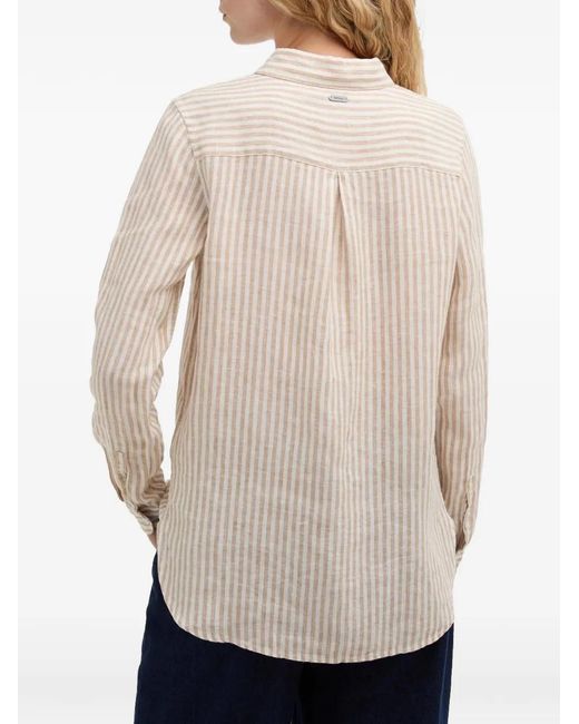 Barbour Natural Marine Stripe-Pattern Shirt