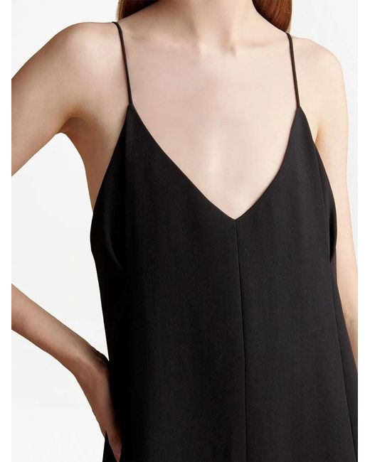 Khaite Black The Clover Maxi Dress