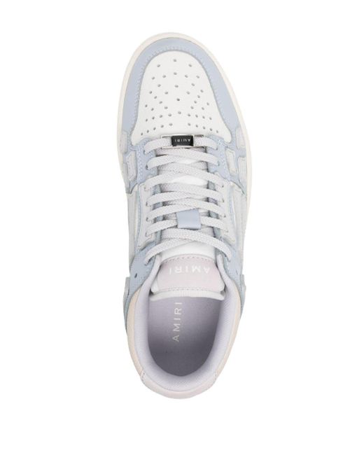 Amiri Skel Leren Sneakers in het White