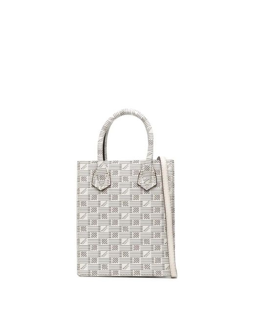 Sac Cabas Suite Junior En Cuir Moreau en coloris White