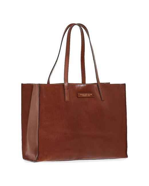 The Bridge Brown Leather Tote Bag
