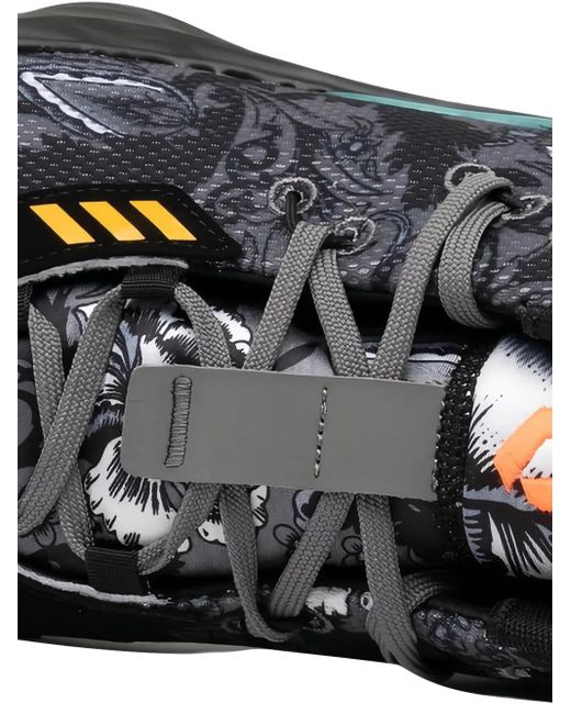 Adidas Black Dame Gca "Core/ Four/Acid Mint" Sneakers