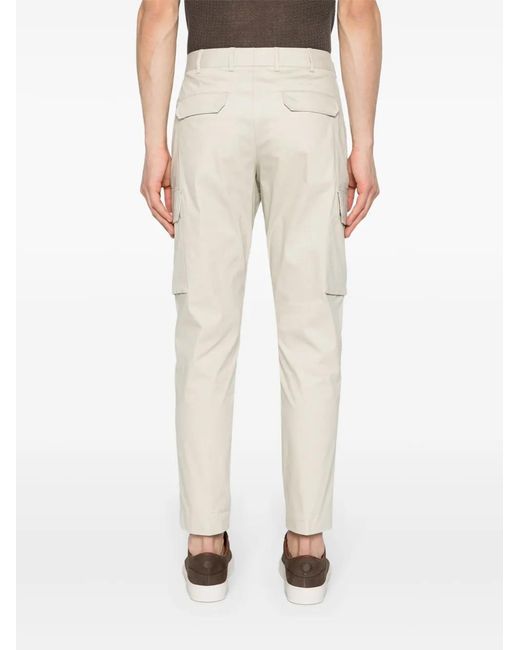 PT Torino Natural Tapered-Leg Cargo Trousers for men