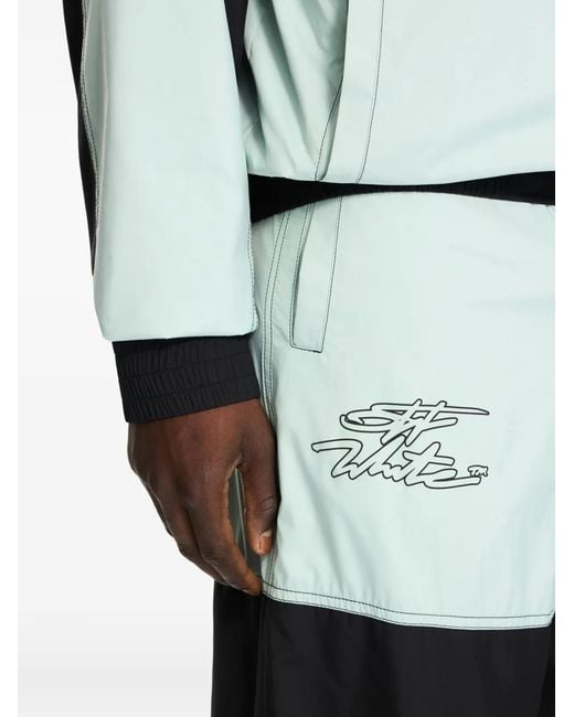 Off-White c/o Virgil Abloh Black Marker Cuffed Track Pants for men