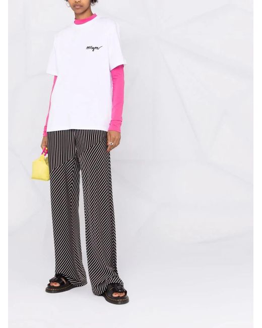 MSGM White T-Shirt