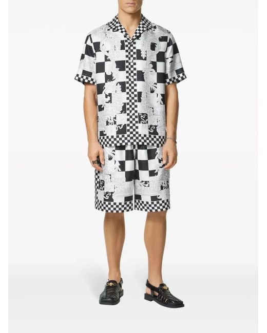 Versace White Shorts for men