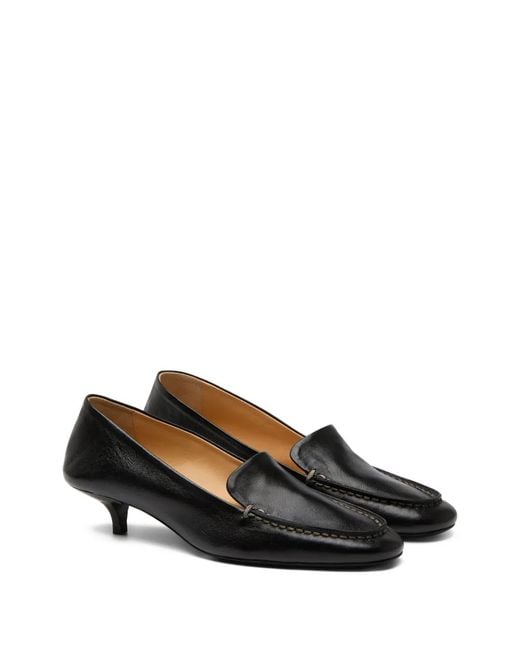 Marsèll Black Spianata Leather Pumps
