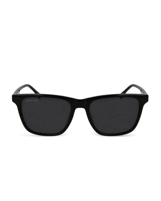 Lacoste Black Square-Frame Sunglasses for men
