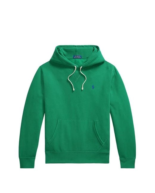 Polo Ralph Lauren Green The Rl Fleece Hoodie for men