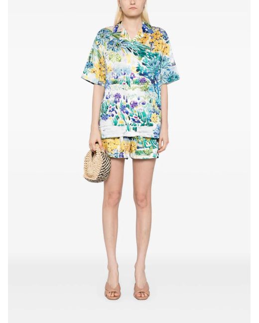Mary Katrantzou Blue Vero Shirt
