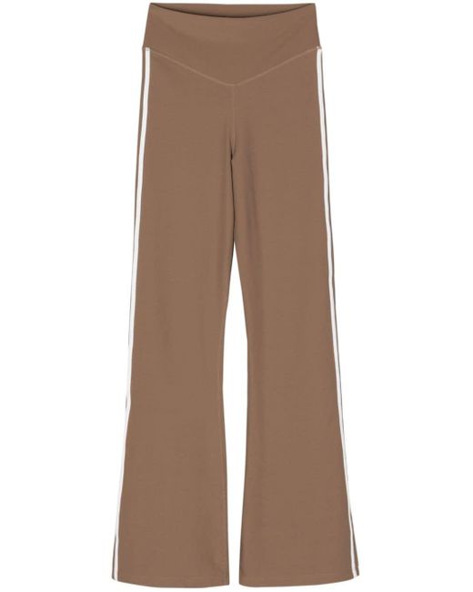 The Upside Brown Florence Flared Performance Trousers