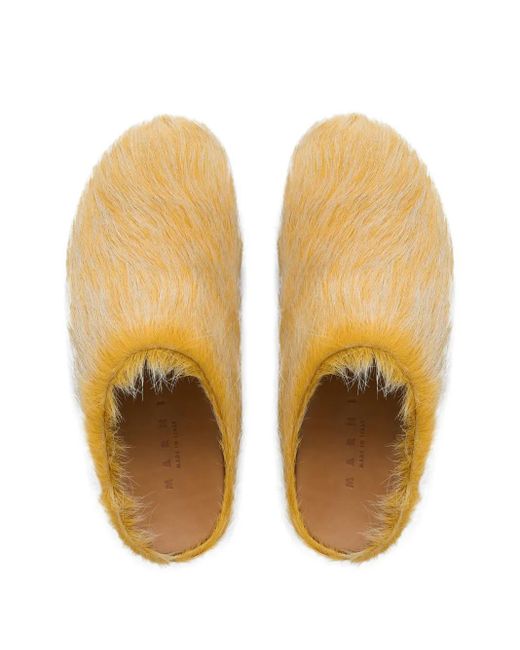 Marni Yellow Fussbett Mules