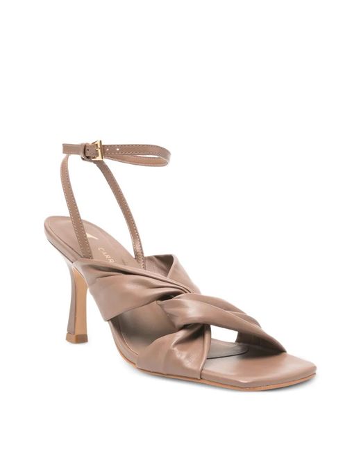 Carrano White Twisted-Strap Sandals