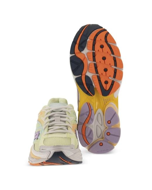 Saucony White Progrid Omni 9 Mesh Sneakers