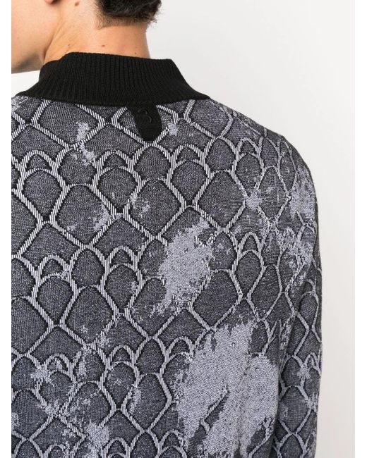 Billionaire Gray Embroidered Logo-Crest Bomber Jacket for men