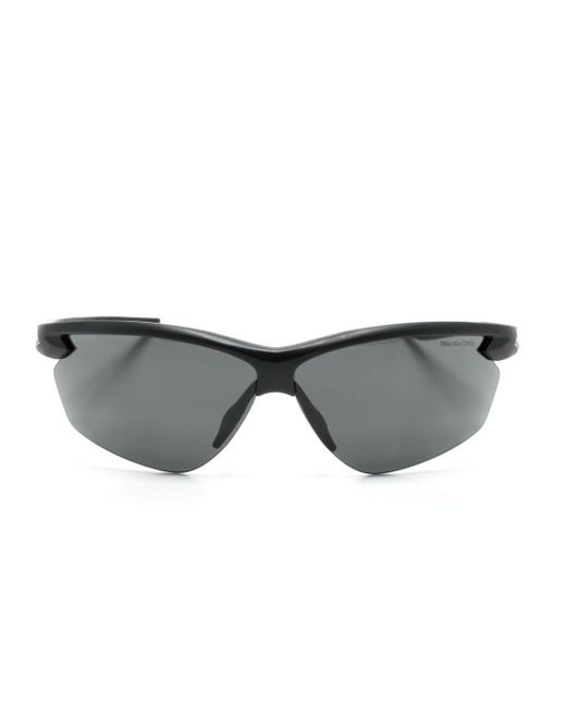 Nike Gray Victory Biker-frame Sunglasses