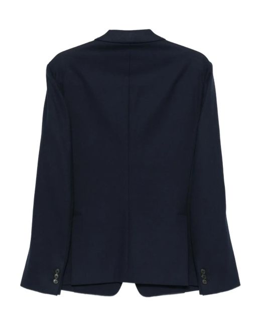 Prada Blue Single-Breasted Blazer for men