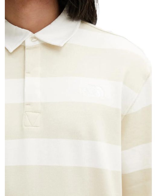 The North Face White Rugby Polo Sweatshirt
