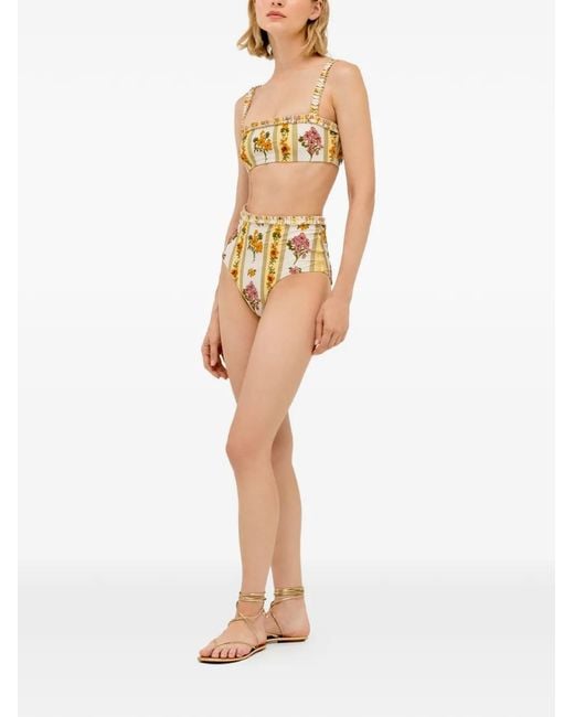 Agua Bendita Metallic Nopal Cordillera Bikini Bottom