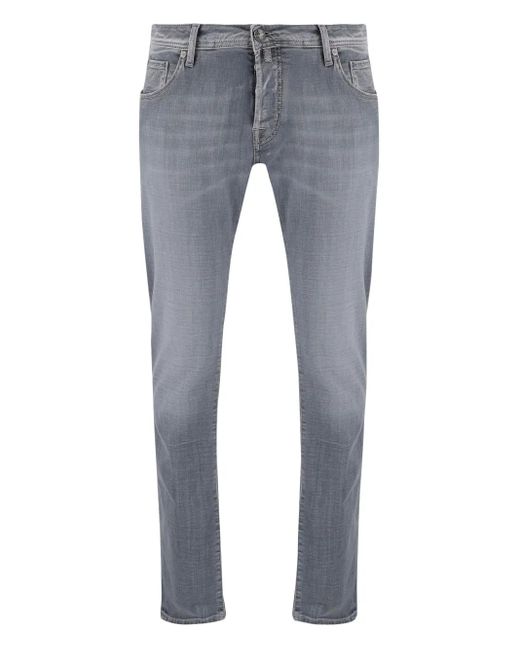 メンズ Jacob Cohen Slim-fit Jeans Blue