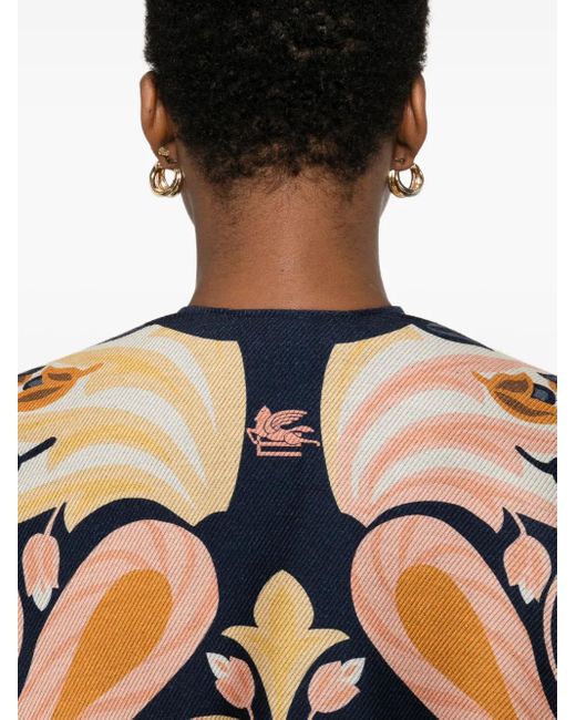 Etro Multicolor Cape