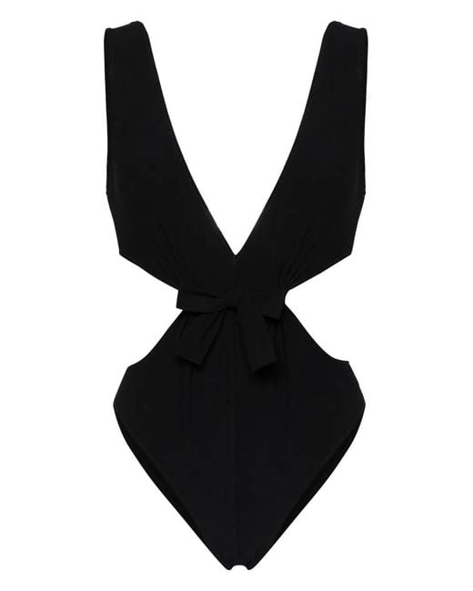 Lisa Marie Fernandez Black The Bow Swimsuit