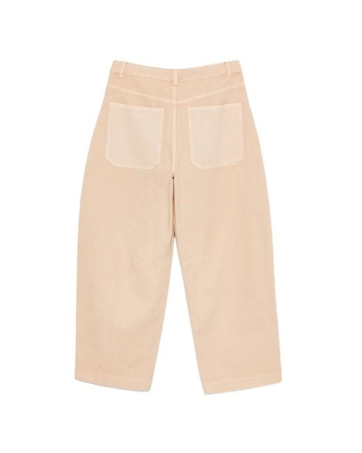 Roberto Collina White Patch-Pocket Trousers